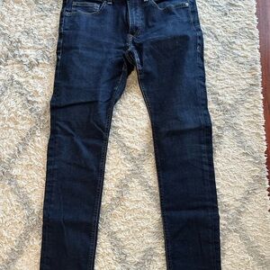 Express Men's Deep Indigo Skinny Jeans